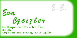 eva czeizler business card